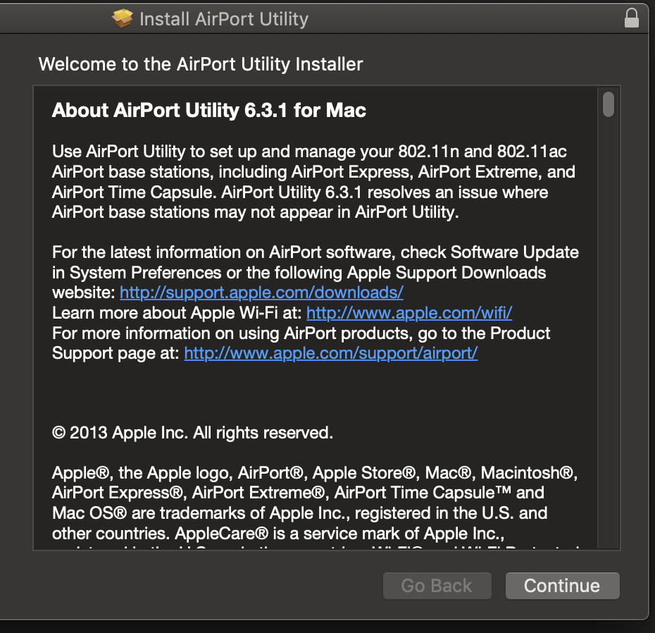 download airport utility for mac